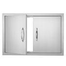Porta de acesso para churrasco VEVOR 71,1x48,2 cm de aço inoxidável ao ar livre