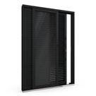 Porta de Aço Balcão Flex 214x150cm com Vidro 3 Folhas Facilitá Lucasa