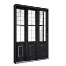Porta de Aço de Correr Lateral com Postigo e Grade Quadrada 3 Folhas 213x150cm Facilitá Lucasa Porta de Aço de Correr Lateral com Postigo e Grade Quadrada 3 Folhas 213x150cm Facilitá Lucasa