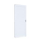 Porta de Aço de Giro Laminada 215x60cm Riobras Branco Porta de Aço de Giro Laminada 215x60cm Riobras Branco