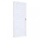 Porta de Aço de Giro Laminada 215x70cm Riobras Branco Porta de Aço de Giro Laminada 215x70cm Riobras Branco