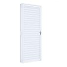 Porta de Aço de Giro Laminada 215x70cm Riobras Branco Porta de Aço de Giro Laminada 215x70cm Riobras Branco
