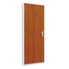 Porta de Aço Duraplac 215x75cm Batente de Aço 12cm Riobras