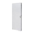 Porta de Aço Lambri 215x83cm Batente 12cm Qualitysol Ramassol Abertura Direita