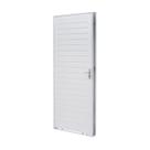 Porta de Aço Lambri 215x83cm Batente 12cm Qualitysol Ramassol Abertura Esquerda