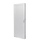 Porta de Aço Laminada 215x83cm Batente 12cm Unicsol Ramassol Abertura Direita