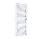Porta de Aço Laminada Direita Facilità 215CMX76CMX12CM Lucasa Branco