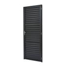 Porta de Aluminio 210x70cm Batente 4cm Ultra Ramassol Abertura Esquerda