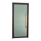 Porta de Aluminio 210x90cm com Puxador Super Murano Abertura Direita