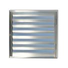 Porta de Alumínio Abrigo 60x60cm para Água e Gás 1 Folha com Ventilação Anodizado Brilhante Brimak