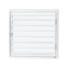 Porta de Alumínio Abrigo 60x60cm para Água e Gás 1 Folha sem Ventilação Anodizado Brilhante Brimak