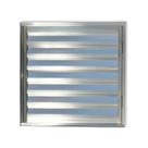 Porta de Alumínio Abrigo 80x80cm para Água e Gás 1 Folha com Ventilação Anodizado Brilhante Brimak