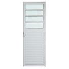 Porta de Alumínio Branco de Cozinha Basculante CMC Modular - Lado Direito - 2.10 (A) x 0.90 (L)