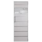 Porta de Alumínio Branco p/ Sauna a Vapor com Contramarco 0,70x1,99 m - Sodramar