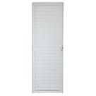 Porta de Alumínio Branco Palheta CMC Modular - Lado Esquerdo - 2.10 (A) x 0.60 (L)