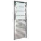 Porta de Alumínio Brilhante de Cozinha Basculante CMC Modular - Lado Esquerdo - 2.10 (A) X 0.80 (L)