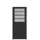 Porta de Alumínio com Basculante 210x70cm Hale Esquadrias Abertura Direita
