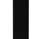 Porta de Alumínio de Giro Laminada Ventilada 215x95cm Lucasa Ideale Abertura Esquerda