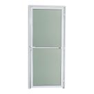 Porta de Alumínio e Vidro 210x80cm Brilhante Super Brimak Abertura Esquerda