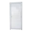 Porta de Alumínio Lambri 210x80cm Super Brilhante Brimak Abertura Direita