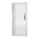 Porta de Alumínio Lambri 210x90cm com Puxador Visione Brimak Abertura Direita