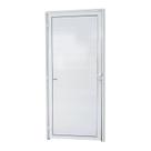 Porta de Alumínio Lambri 210x90cm Super Brilhante Brimak Abertura Direita