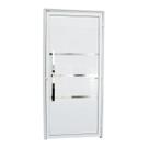 Porta de Alumínio Lambril 210x100cm com Puxador Evolution Super Brimak