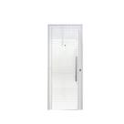 Porta de Alumínio Lambril Puxador 210x90cm 25 Premium Lux Esquadrias Abertura Direita