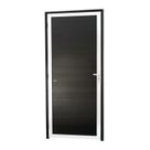 Porta de Alumínio Lambril Super 210cm X 80cm Brimak Abertura Direita