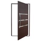 Porta de Alumínio Pivotante Lambril 210x100cm com Puxador Corten Super Evolution Brimak Porta de Alumínio Pivotante Lambril 210x100cm com Puxador Corten Super Evolution Brimak