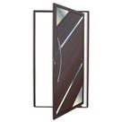 Porta de Alumínio Pivotante Lambril 210x100cm com Puxador Corten Super Oasis Brimak Porta de Alumínio Pivotante Lambril 210x100cm com Puxador Corten Super Oasis Brimak