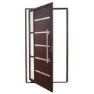 Porta de Alumínio Pivotante Lambril 210x120cm com Puxador Corten Super Miraggio Brimak Porta de Alumínio Pivotante Lambril 210x120cm com Puxador Corten Super Miraggio Brimak