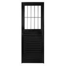 Porta de Alumínio Preto de Entrada Social CMC Modular - Lado Direito - 2.10 (A) X 0.80 (L) Porta de Alumínio Preto de Entrada Social CMC Modular - Lado Direito - 2.10 (A) X 0.80 (L)