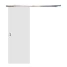 Porta de correr Branco Prime 210x110 Kit Aluminio