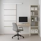 Porta de Correr Branco Prime Frisada F03