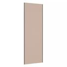 Porta de Correr Closet 80cm com Puxador Perfil Champagne sem Kit Ferragem Prime Luciane Móveis