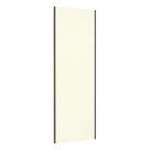Porta de Correr Closet 80cm com Puxador Perfil Inox sem Kit Ferragem Prime Luciane Móveis