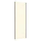 Porta De Correr Closet 80cm Inox Sem Kit Ferragem Kashmir