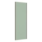 Porta De Correr Closet 80cm Inox Sem Kit Ferragem Verde