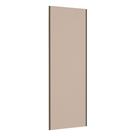 Porta De Correr Closet 80cm - Puxador Perfil Inox