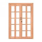 Porta de Correr de Madeira 216CMX160CMX12CM PE631 Esel Marrom