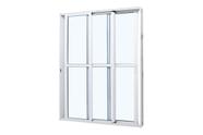Porta de Correr em Alumínio Branco Caribe Max 215x150x11,8cm 3 Folhas Móveis Jap Porta de Correr em Alumínio Branco Caribe Max 215x150x11,8cm 3 Folhas Móveis Jap