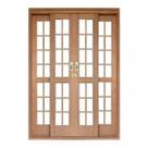 Porta de Correr Quadriculado 4 Folhas Cedro Arana 215cmx200cmx14cm Madersilva Porta de Correr Quadriculado 4 Folhas Cedro Arana 215cmx200cmx14cm Madersilva
