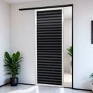 Porta de Correr Suspensa 210x80cm Veneziana Dir L.25 Brimak Abertura Direita