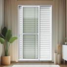 Porta de Correr Venez. 3 Folhas Moveis 210 X 200 Elite com Fechadura Tetra Vidro Liso