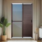 Porta de Correr Venez. 3 Folhas Moveis 210 X 200 Elite com Fecho Automático Vidro Reflex