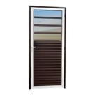 Porta de Cozinha Super Vidro Reflex 210cm X 86cm Brimak Abertura Esquerda