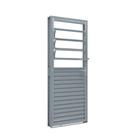 Porta de Giro de Aço com Báscula 215 x 85 x 6,5 cm Direita Riobras