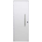 Porta de Giro Perfecta com Lambril 215x80cm Direita Branca -1732-3022 - JAP