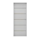 Porta de Madeira 210x82cm Espessura 3,5cm Mmc Primer Frisada Residence Eucatex